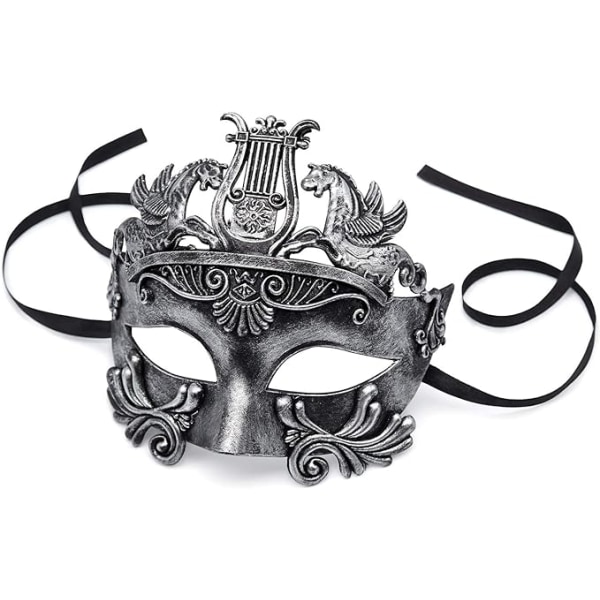 Naamiaisnaamio miehille - roomalainen kreikkalainen mytologinen ventialainen naamio Halloween Cosplay Mardi Gras
