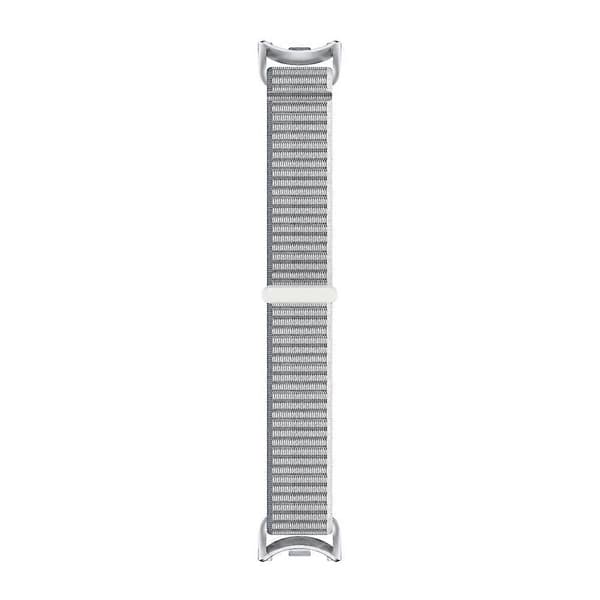 Håndledsrem kompatibel med Xiaomi Smart Band 10 / 9 / 8 Magic Tape Nylon Loop Urrem Grey