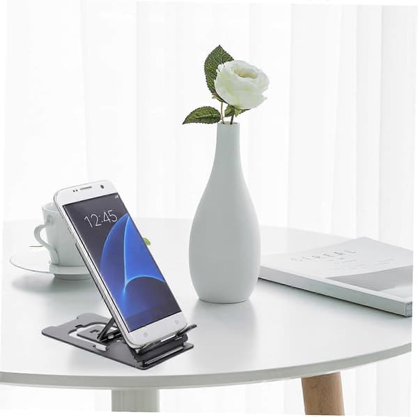 Alloy Telefon Tablet Stand Seng Foldbar Holder Universal Smartphone Tablet Rack Stilfuld