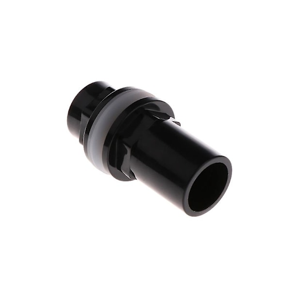 Akvarierör PVC-kontakt för vattenbehållare Inlopp Utlopp Filtertillbehör Black - inner diameter 25mm