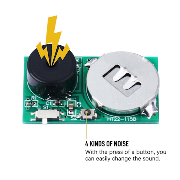 Annoying Pcb - april Fool's Day Leketøy Spøk Utstyr Stopper Ikke Støyen