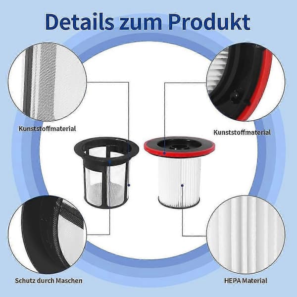 Filtre til Bosch Unlimited 6 Støvsuger Tilbehør Reservedele