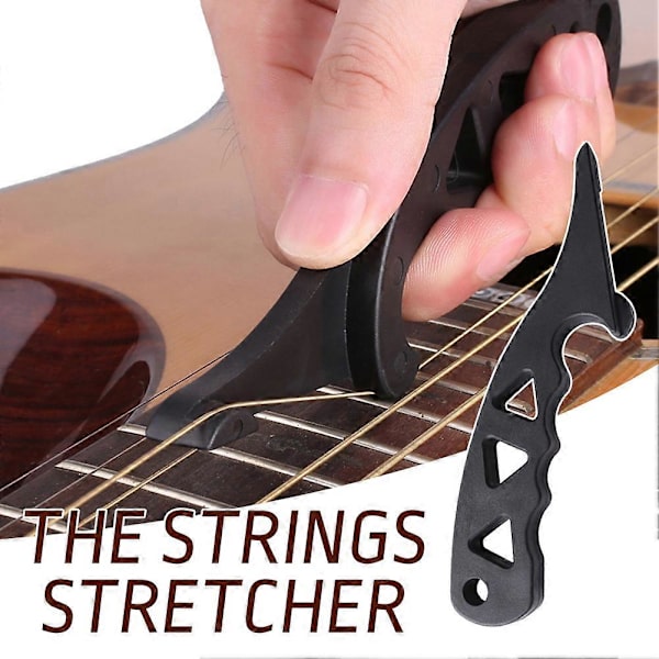 Violinsträngsträckare Plast Elektrisk Gitarr Strängsträckningsverktyg för Ukuleler Gitarr String Stretcher