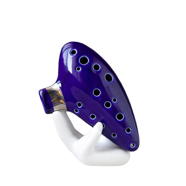 16 Hulls Ocarina Keramikk Alt C Tone Legend of Zelda Ocarina Fargeboks