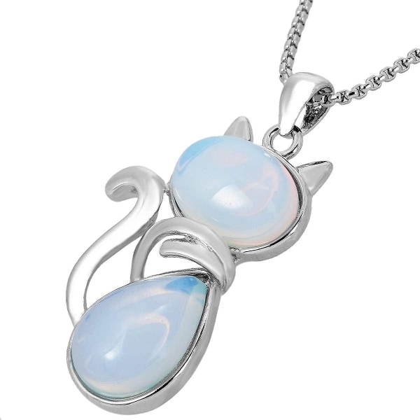 Stone Follower naisten kaulakoru kaulakorulla. Heal the Sweet Jewelry Happiness of Acsergery Crystal