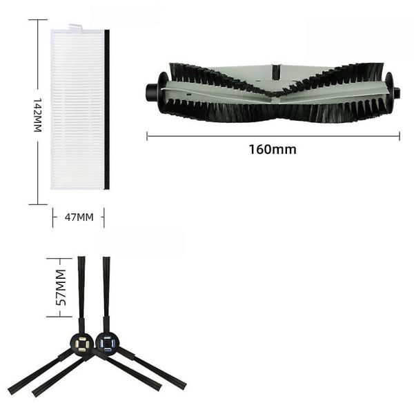 Fejerobotfilter til A7/a9s/x785/x750/x800