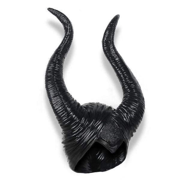 Halloween Maleficent Horn Hovedbøjle Cosplay Sort, Ond Maleficent Hovedbeklædning Ornament, Til Kvinde/Mand