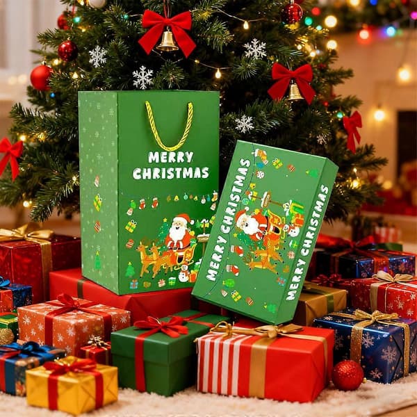 Vikbar Pop-up Presentförpackning Julklappsförpackning