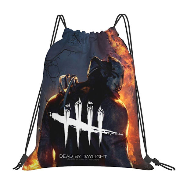 Dead By Daylight -kiristysnauhainen reppu urheilukassi kuntosalille joogaa uintiin kuntosalilaukku urheiluhihnapakkaus - ZNC17