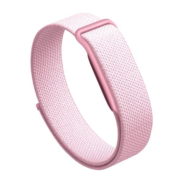 Loop urrem kompatibel med Google Fitbit Air nylon urrem og Google Fitbit Air velcro urrem pink Compatible with Google Fitbit Air