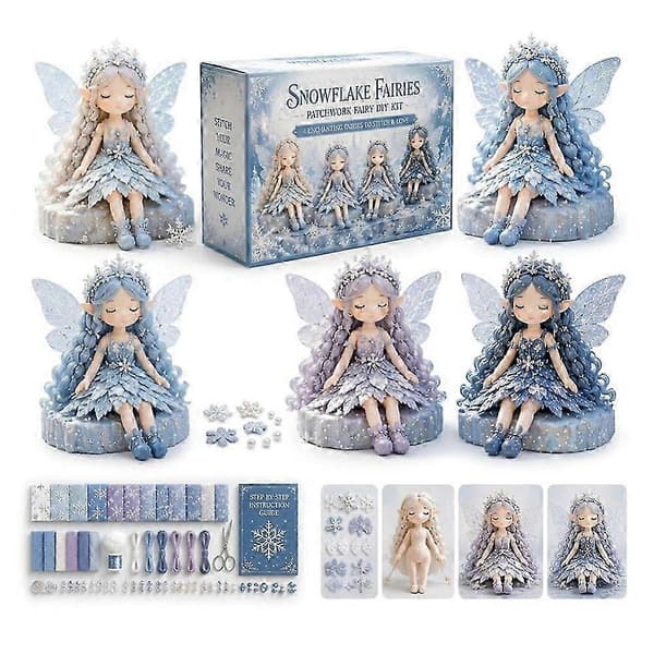 Fairy Patchworks Diy Collection Sjov Blomster-Fe Syhåndværkssæt