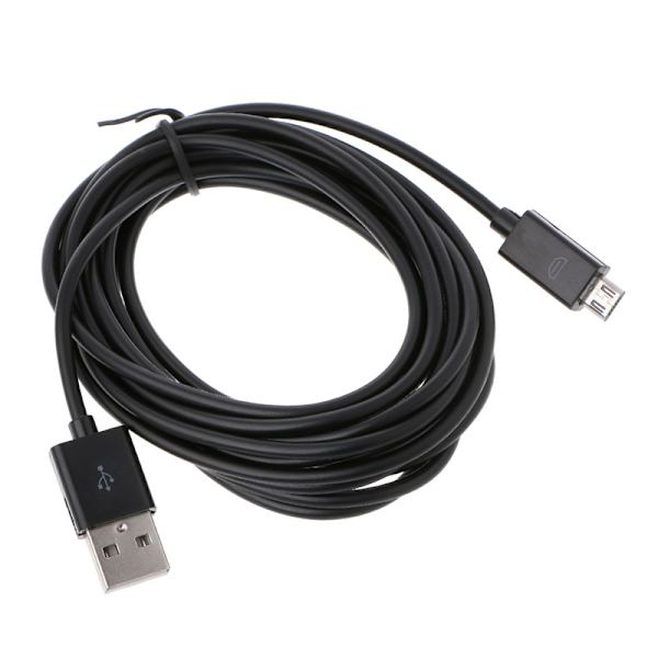 283cm/9,28ft Micro USB-strøm for PS4-kontroller Ladekabel Micro USB-ladekabel