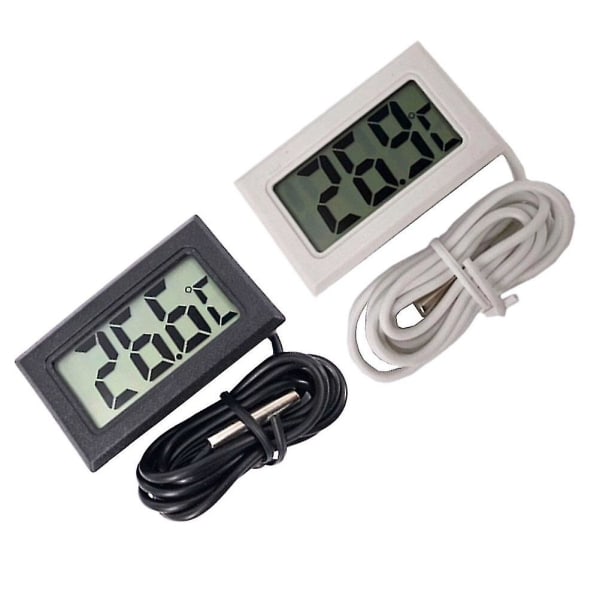 2 stk. Digitalt termometer Elektronisk digitalt display termometer Køleskab termometer