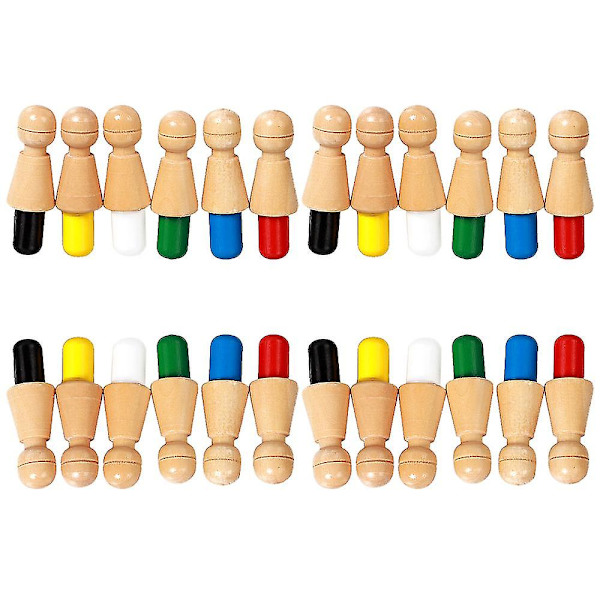 Barnens intelligenta leksaker Färgglada minnes schack Trä minnes matchstick schackspel Minne utvecklande schack Familj intellektuella leksaker