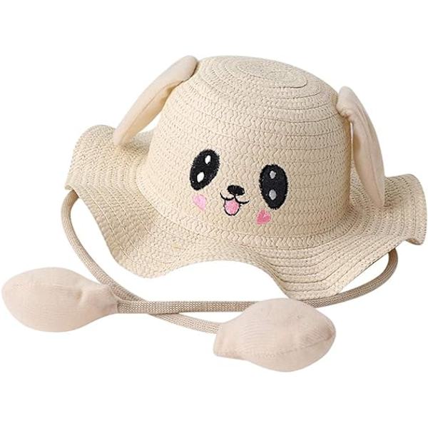 Solhatt Rolig Bucket Hat Bred Brätte Sommar Solskydd Hatt Barn Hopvikbar Strandmössa Söt Fiskarehatt UPF 50 Utomhus Solskyddsmedel