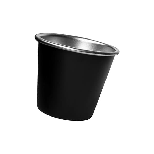 2x rustfritt stålkopp, drikkeglass i metall, stablebare, multifunksjonelle