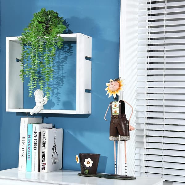 Kunstig eukalyptus, kunstig hængende potteplante, kunstig