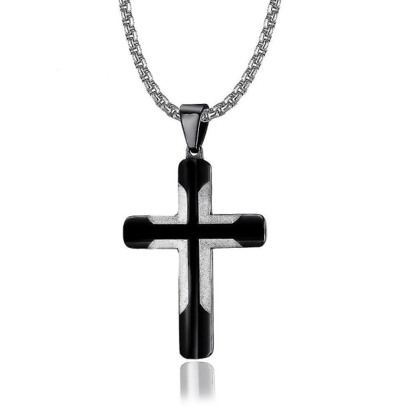 Men Stainless Steel Cross Pendant Necklaces For Men Pendant