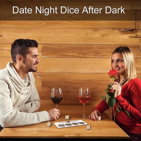 Date Night Terningspill For Par Morsomme jubileum Tregaver til ham Hennes romantiske tre Par Datekveld Gode ideer