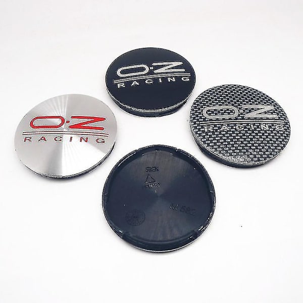 4 kpl Uusi M582 Oz Racing -pyörän keskiönapahatut autokeskiönapahatut vanteet Vaihda pölyseoskansi 55mm 52mm Black RD