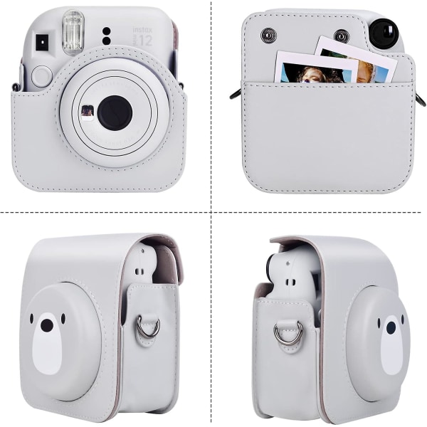 Kameraveske kompatibel med Fuji Instax Mini 12 - Polaroid Instax 12 Bæreveske for Fujifilm Instax Mini 12 Instant Camera - Fuji Mini 12 med Stra