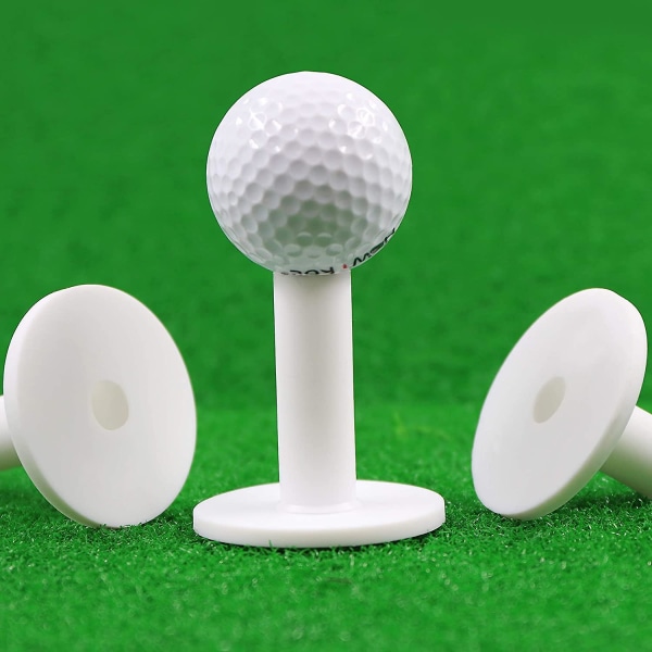 Premium Rubber Golf Tees 5-pack (bland-pack) | Utmärkt hållbarhet och stabilitet T-shirts i gummi | Perfekt för golfträffmattor och utomhusträning
