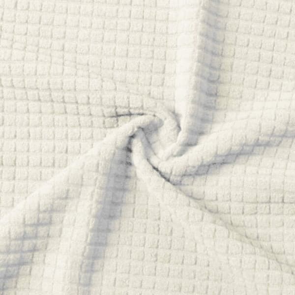 2 stk. armlensbeskyttere i elastisk stoff, dekorative universelle elastiske sofatrekk (ris hvit) White