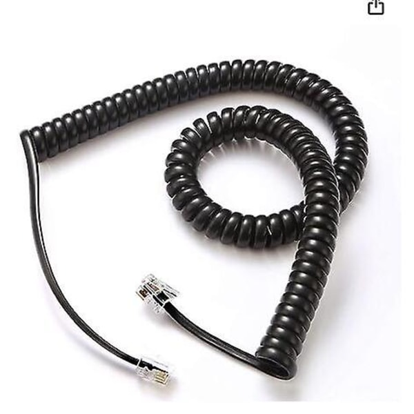2 stk telefonledninger telefonledninger håndsett ledninger spiral telefon håndsett ledning