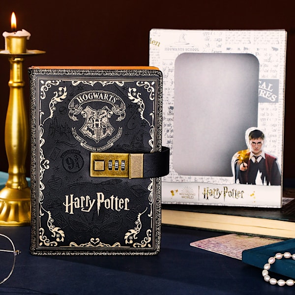 Harry Potter Alohomora Låsbar Dagbok [DB] Svart One Size 130*185mm