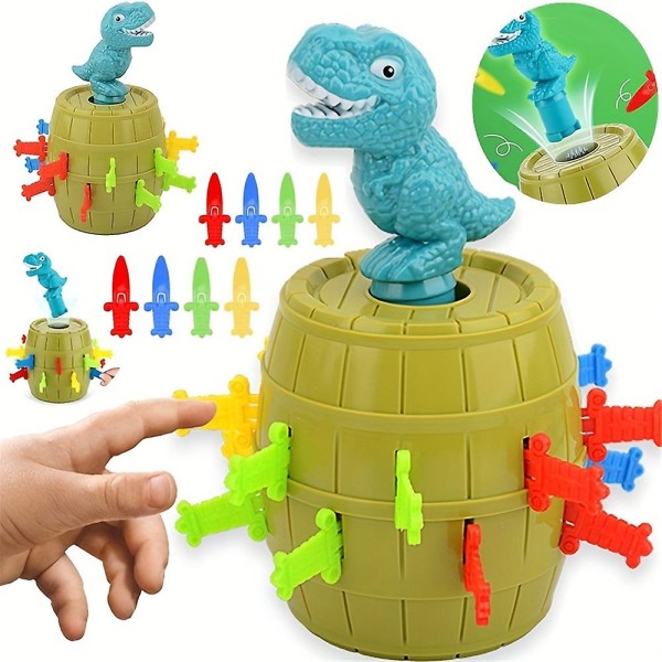 Pop Up-legetøj Jumping Dinosaur-brætspil Lucky Funny Trick-legetøj Swashbuckling-spil til familiespil Nat Børn Legetøjsgaver
