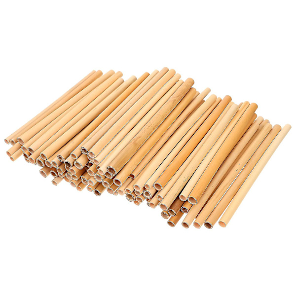 100 stk. naturlige rør til bier - rør til bier - rør til bier - rør til bier As Shown 15X0.8cm