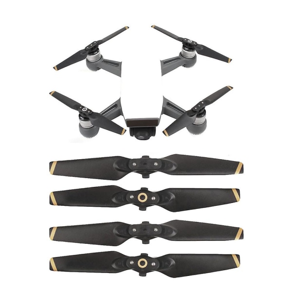 4 stk. propeller til Dji Spark Drone Folding Blade 4730F rekvisitter Rc reservedele