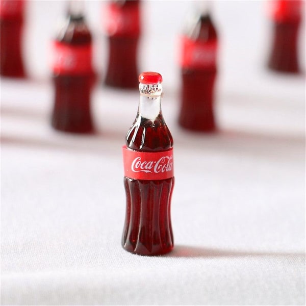 Miniaturemøbler Legetøjsdukker Hus gør-det-selv dekorationstilbehør Mini drikkeflaske Cola sodavand