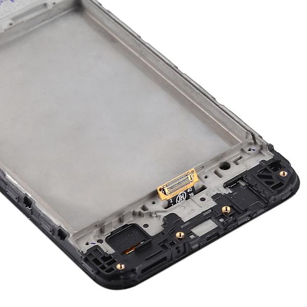 TFT LCD-skærm til Samsung Galaxy M31 / Galaxy M31 Prime Digitizer Fuld samling med ramme (sort) Black