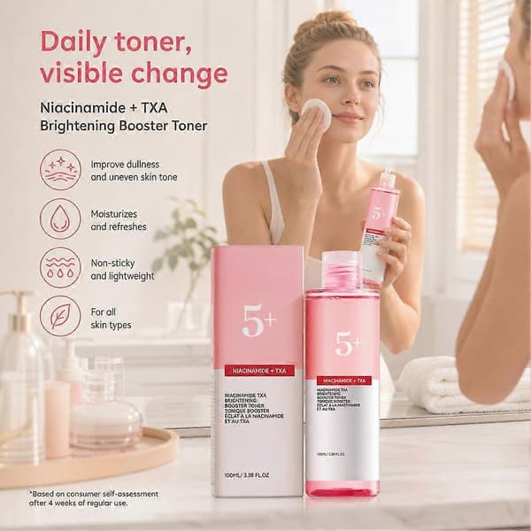 5+ Niacinamid + TXA Lysnende Booster Toner-100ml