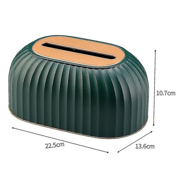 Nordic Striped Tissue Box Holder High Quality Toilet Paper Box Table Napkin Holder Car Tissue Paper Dispenser Home Decoration