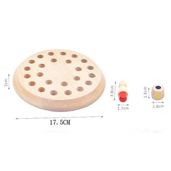 Trä Memory Stick Game Kid Intelligence IQ Brain Teaser Game