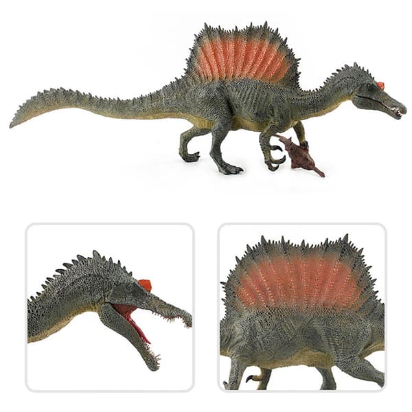 Større simuleringsfiskeri Spinosaurus Dinosaur Model Figur Realistisk Børnelegetøj