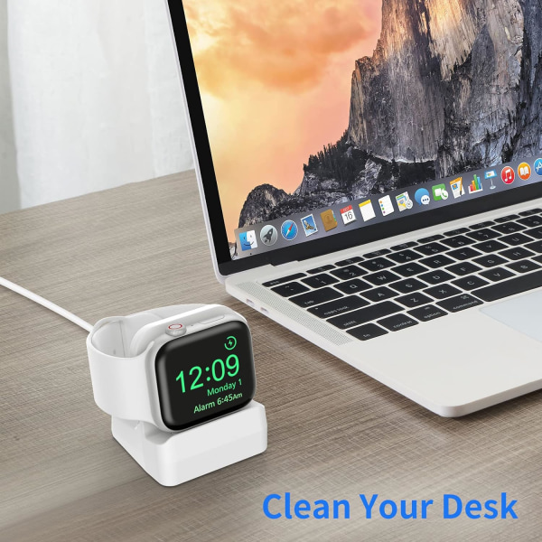 Apple Watch Stand Charging Station for Apple Watch Series (White)