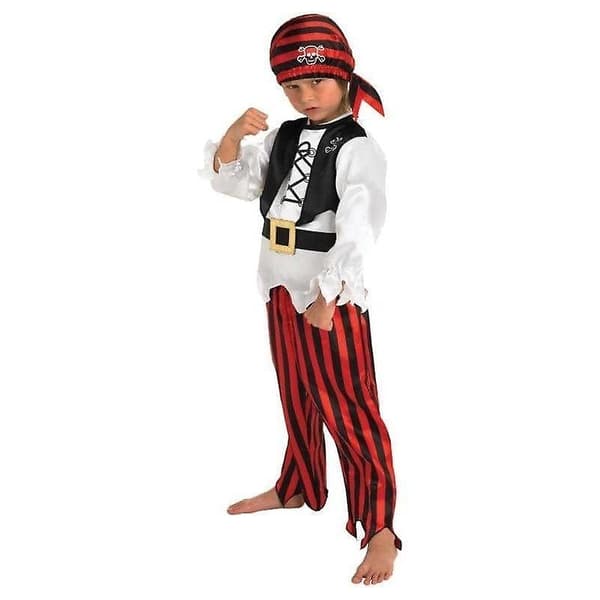 Ragget piratkostume til børn 883619s Small