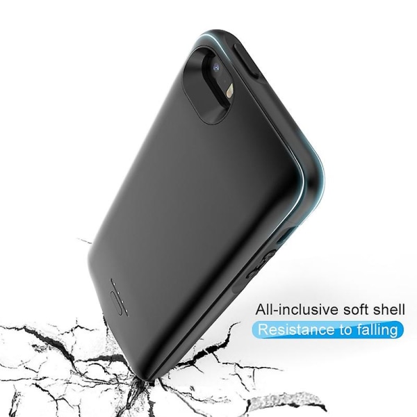 4000mAh bärbart uppladdningsbart förlängt case för iPhone SE/5s/5