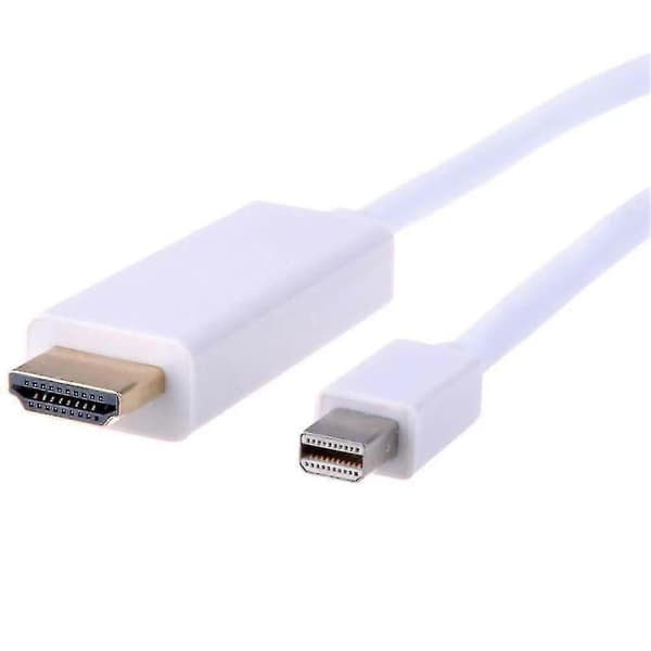 För iMac Mac Mini 10FT/3M Mini DP Display Port Thunderbolt till HDMI-kabeladapter White