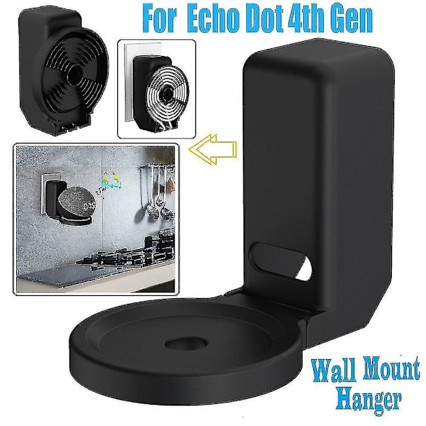 Vægmonteret holder til Echo Dot 4.