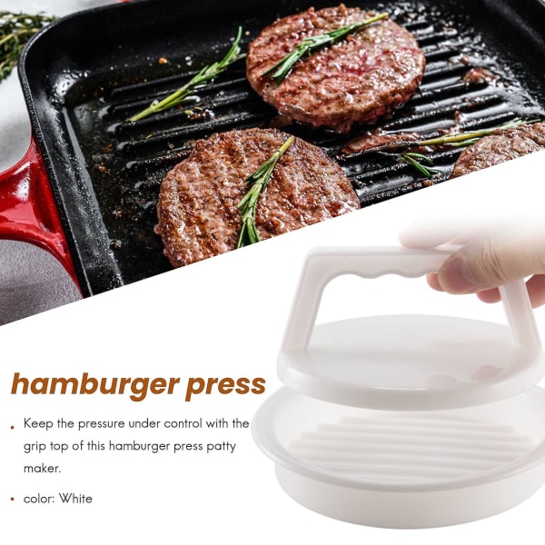 Burgerpresse Hamburger Patty Maker, fungerer best for Burger Making Kit, Hamburger Patty Maker for Gril