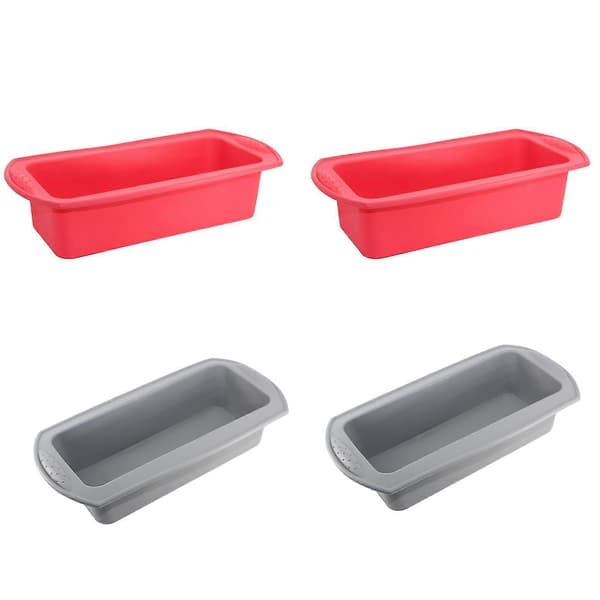 4st för kakform non-stick flexibel mjuk silikon DIY bakform