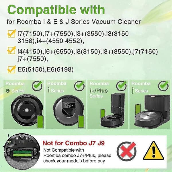 Roomba j7, j8 -imurin varaosat Sets 10