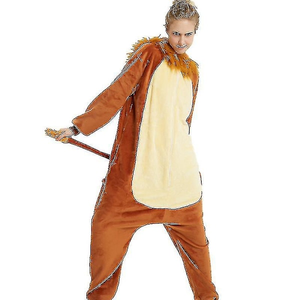 Leijonan Unipuku Eläimen Onesie Yksisarvisen Unipuku Pegasus Puku Kigurumi Pyjamat Halloween Cosplay M