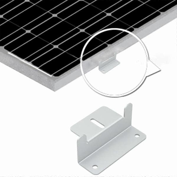 Solcellepanel Monteringsbrakett Solcellepanel Z-braketter for Bobiler Båter Vegg