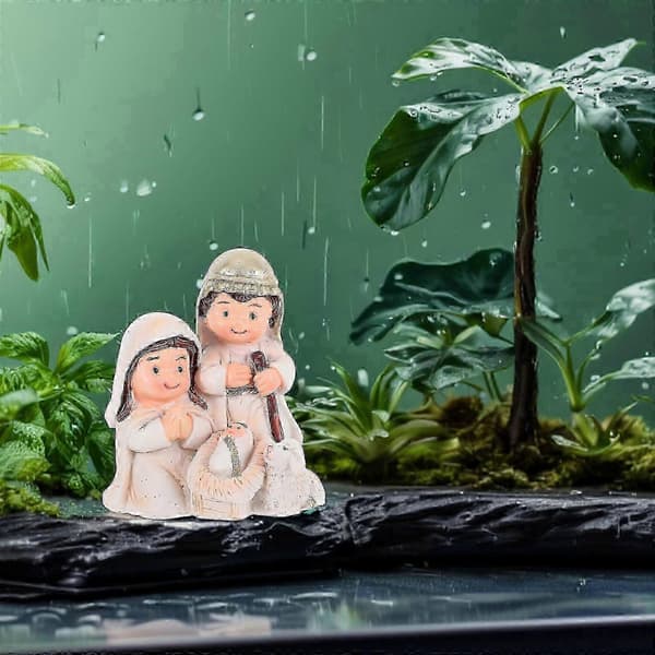 2026 Julprydnad Hartsfigur för Kyrkoinredning 1Set