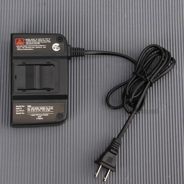 Ny AC-adapteroplader til Nintendo N64 regulatorisk strømadapter strømkabel opladningsoplader strømkilde